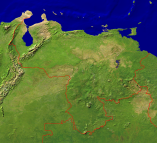 Venezuela Satellite + Borders 1200x1086
